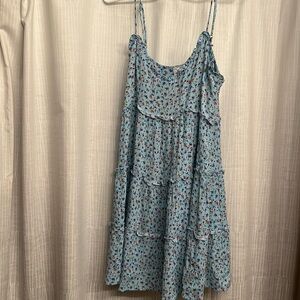 Blue Floral Dress
